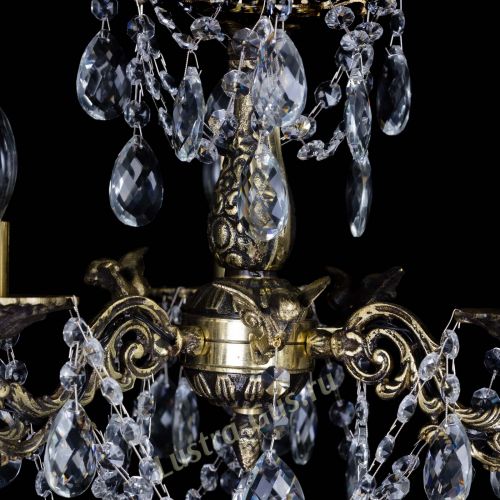 Люстра бронзовая Ариадна №3 Баден в Подольске Гусь Хрустальный