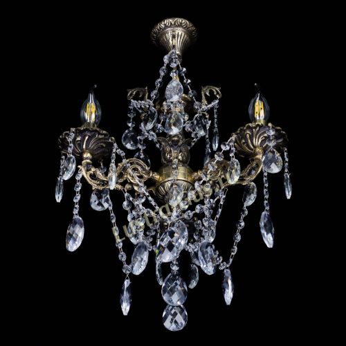 Люстра бронзовая Ариадна №3 Баден в Подольске Гусь Хрустальный
