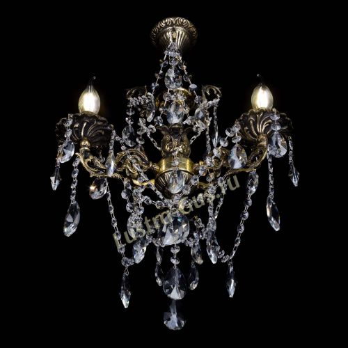 Бронзовая люстра Ариадна №3 Лучик в Подольске Гусь Хрустальный