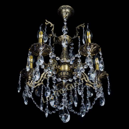 Бронзовая люстра Ариадна №5 Лучик в Подольске Гусь Хрустальный