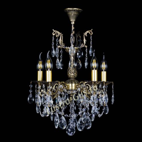 Бронзовая люстра Ариадна №5 Журавлик в Подольске Гусь Хрустальный