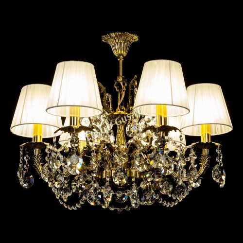 Бронзовая люстра Артемида №2 Прованс в Подольске Гусь Хрустальный