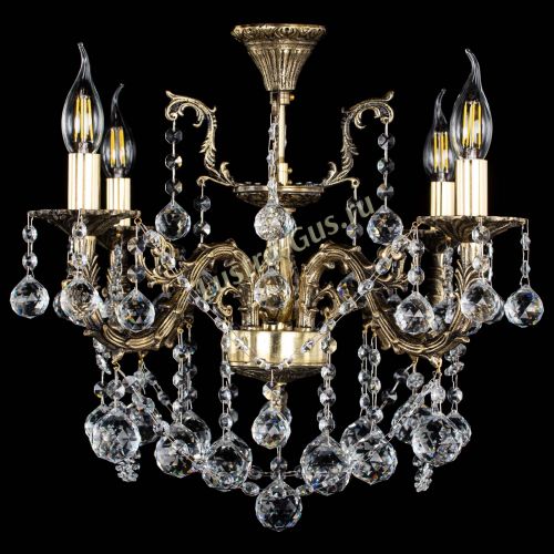 Люстра бронзовая Артемида №4 шар в Подольске Гусь Хрустальный