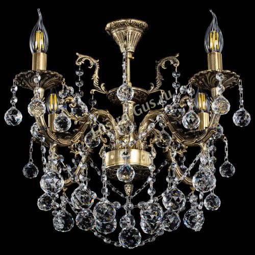 Люстра бронзовая Артемида №4 шар в Подольске Гусь Хрустальный