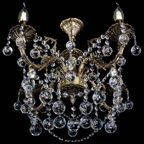 Люстра бронзовая Артемида №4 шар в Подольске Гусь Хрустальный