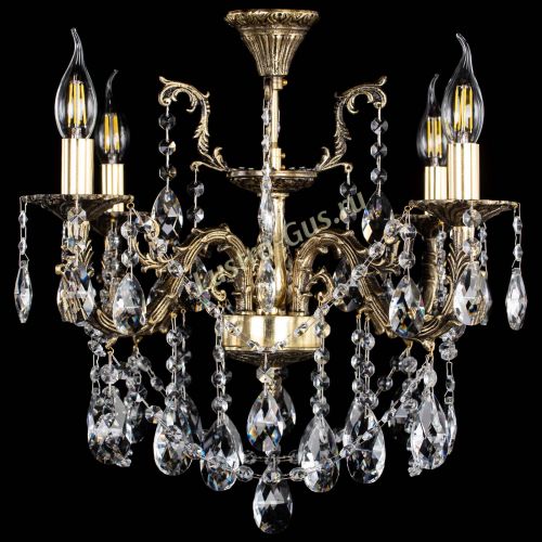 Люстра бронзовая Артемида №4 журавлик в Подольске Гусь Хрустальный