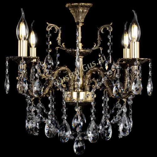 Люстра бронзовая Артемида №4 журавлик в Подольске Гусь Хрустальный