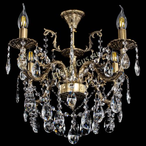 Люстра бронзовая Артемида №4 журавлик в Подольске Гусь Хрустальный