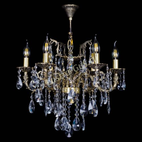 Бронзовая люстра Артемида №6 лучик в Подольске Гусь Хрустальный