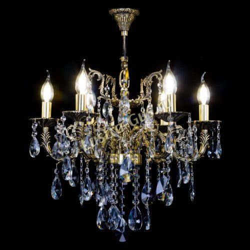 Бронзовая люстра Артемида №6 лучик в Подольске Гусь Хрустальный