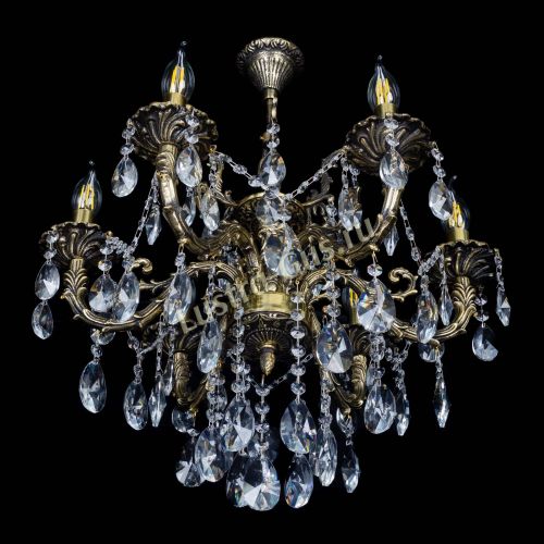 Бронзовая люстра Артемида №6 лучик в Подольске Гусь Хрустальный