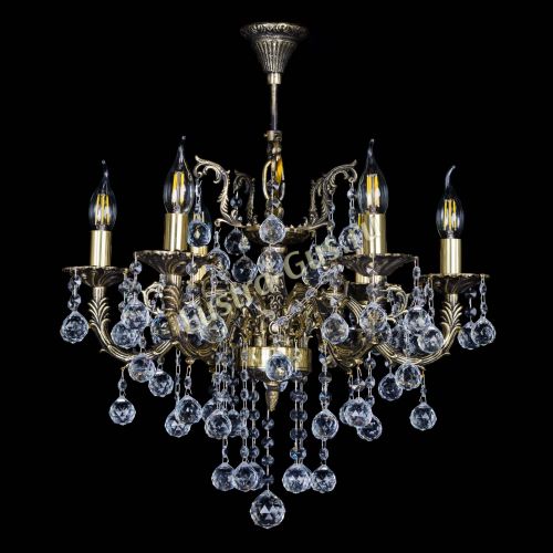 Бронзовая люстра Артемида №6 шар в Подольске Гусь Хрустальный