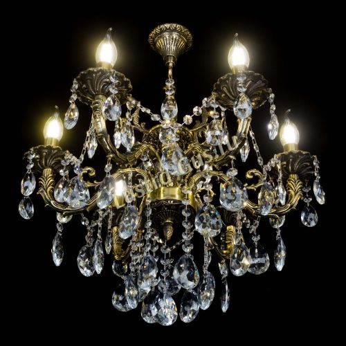 Бронзовая люстра Артемида №6 журавлик в Подольске Гусь Хрустальный