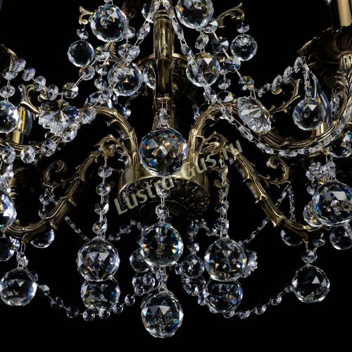 Бронзовая люстра Артемида шар в Подольске Гусь Хрустальный