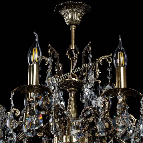 Бронзовая люстра Артемида в Подольске Гусь Хрустальный