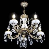 Люстра бронзовая Атланта из мрамора Баден №5/1 в Подольске