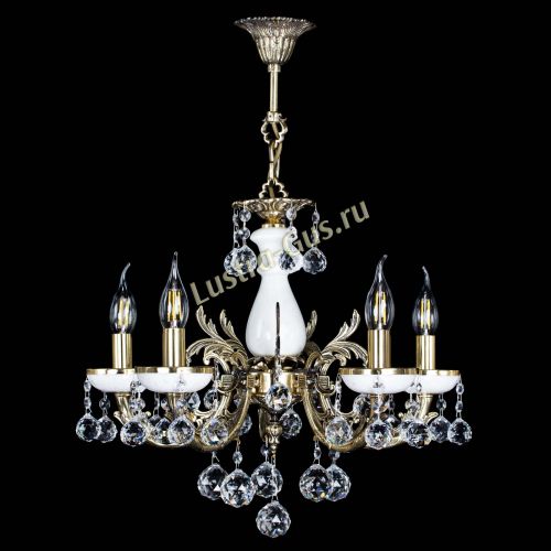 Люстра бронзовая Атланта из мрамора №5/1 Шар в Подольске Гусь Хрустальный