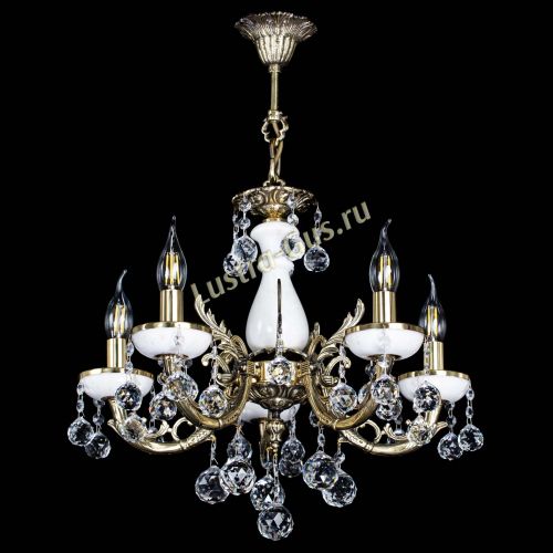 Люстра бронзовая Атланта из мрамора №5/1 Шар в Подольске Гусь Хрустальный