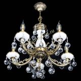 Люстра бронзовая Атланта из мрамора №5/1 Шар в Подольске