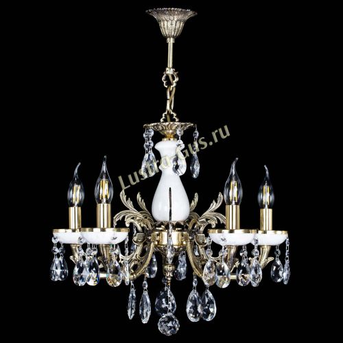 Люстра бронзовая Атланта из мрамора №5/1 Журавлик в Подольске Гусь Хрустальный
