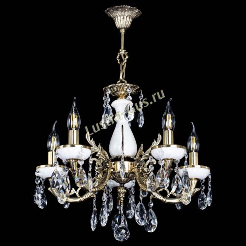 Люстра бронзовая Атланта из мрамора №5/1 Журавлик в Подольске Гусь Хрустальный