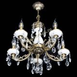 Люстра бронзовая Атланта из мрамора №5/1 Журавлик в Подольске