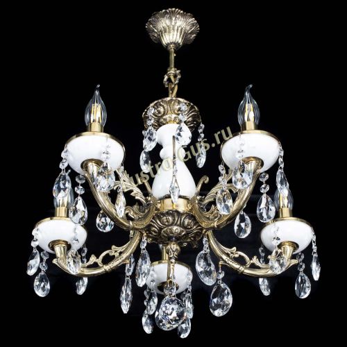 Люстра бронзовая Атланта из мрамора №5/1 Журавлик в Подольске Гусь Хрустальный