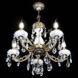 Люстра бронзовая Атланта из мрамора №5/1 Журавлик в Подольске