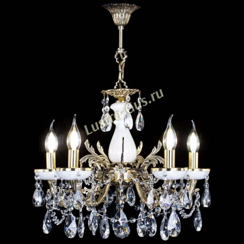 Люстра бронзовая Атланта из мрамора №5/3 Лучик в Подольске Гусь Хрустальный
