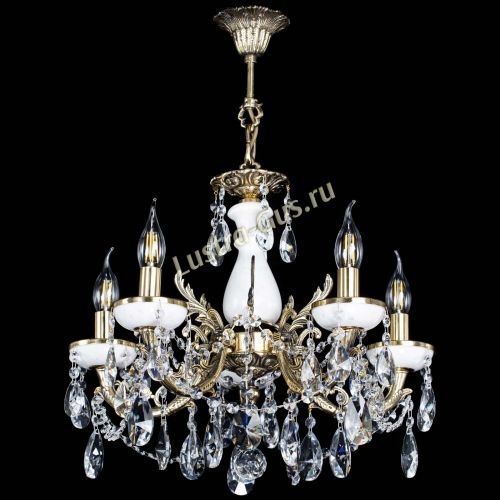Люстра бронзовая Атланта из мрамора №5/3 Лучик в Подольске Гусь Хрустальный