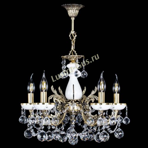 Люстра бронзовая Атланта из мрамора №5/3 Шар в Подольске Гусь Хрустальный