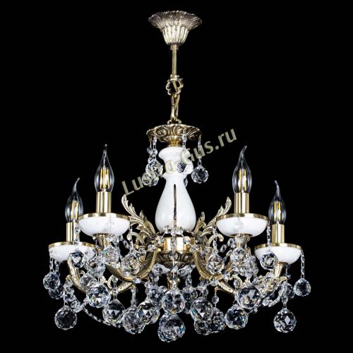 Люстра бронзовая Атланта из мрамора №5/3 Шар в Подольске Гусь Хрустальный