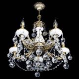 Люстра бронзовая Атланта из мрамора №5/3 Шар в Подольске