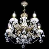 Люстра бронзовая Атланта из мрамора №5/3 Шар в Подольске