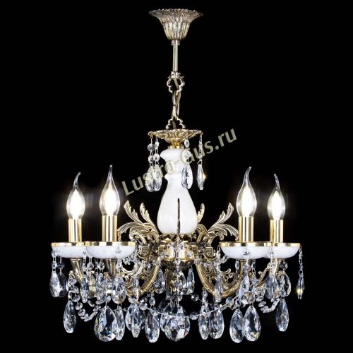 Люстра бронзовая Атланта из мрамора №5/3 Журавлик в Подольске Гусь Хрустальный