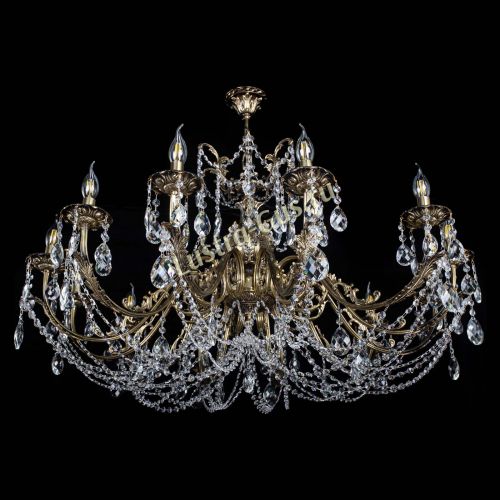 Люстра бронзовая Делия №12 баден в Подольске Гусь Хрустальный