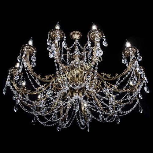 Люстра бронзовая Делия №12 баден в Подольске Гусь Хрустальный