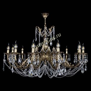 Бронзовая люстра Делия №12 лучик