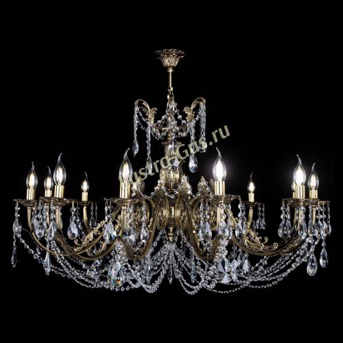 Люстра бронзовая Делия №12 лучик в Подольске Гусь Хрустальный