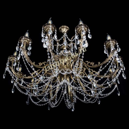 Люстра бронзовая Делия №12 лучик в Подольске Гусь Хрустальный