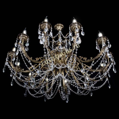 Люстра бронзовая Делия №12 лучик в Подольске Гусь Хрустальный