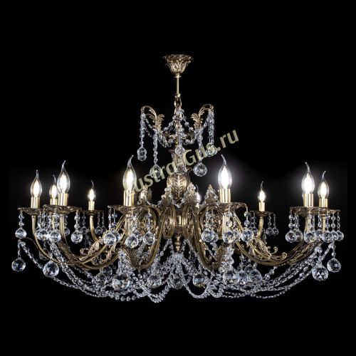 Люстра бронзовая Делия №12 шар в Подольске Гусь Хрустальный