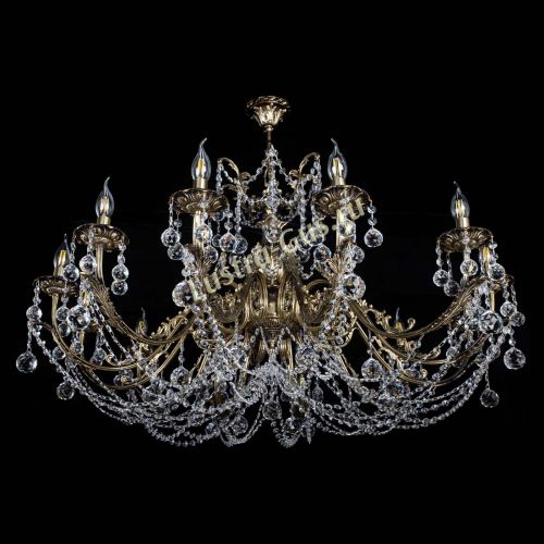 Люстра бронзовая Делия №12 шар в Подольске Гусь Хрустальный