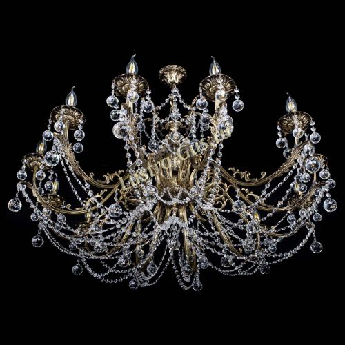 Люстра бронзовая Делия №12 шар в Подольске Гусь Хрустальный