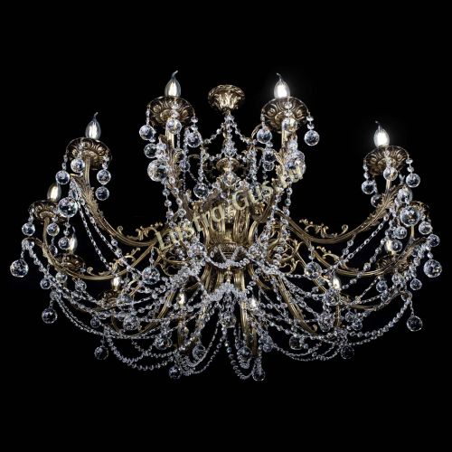 Люстра бронзовая Делия №12 шар в Подольске Гусь Хрустальный