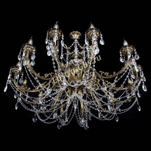 Люстра бронзовая Делия №12 журавлик в Подольске Гусь Хрустальный