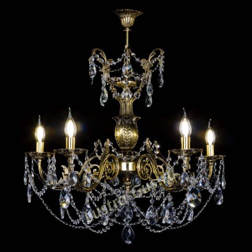 Люстра бронзовая Делия №5 баден в Подольске Гусь Хрустальный