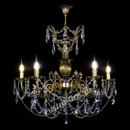 Люстра бронзовая Делия №5 лучик в Подольске Гусь Хрустальный