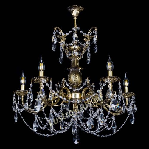 Люстра бронзовая Делия №5 лучик в Подольске Гусь Хрустальный