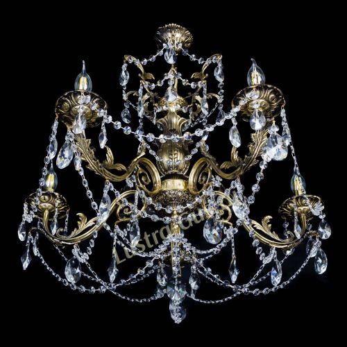 Люстра бронзовая Делия №5 лучик в Подольске Гусь Хрустальный